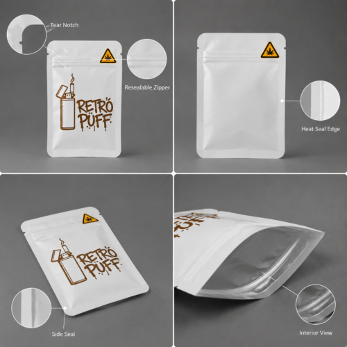 Custom Mylar Bags Manufacturer | Child Resistant Vape Cartridge Packaging