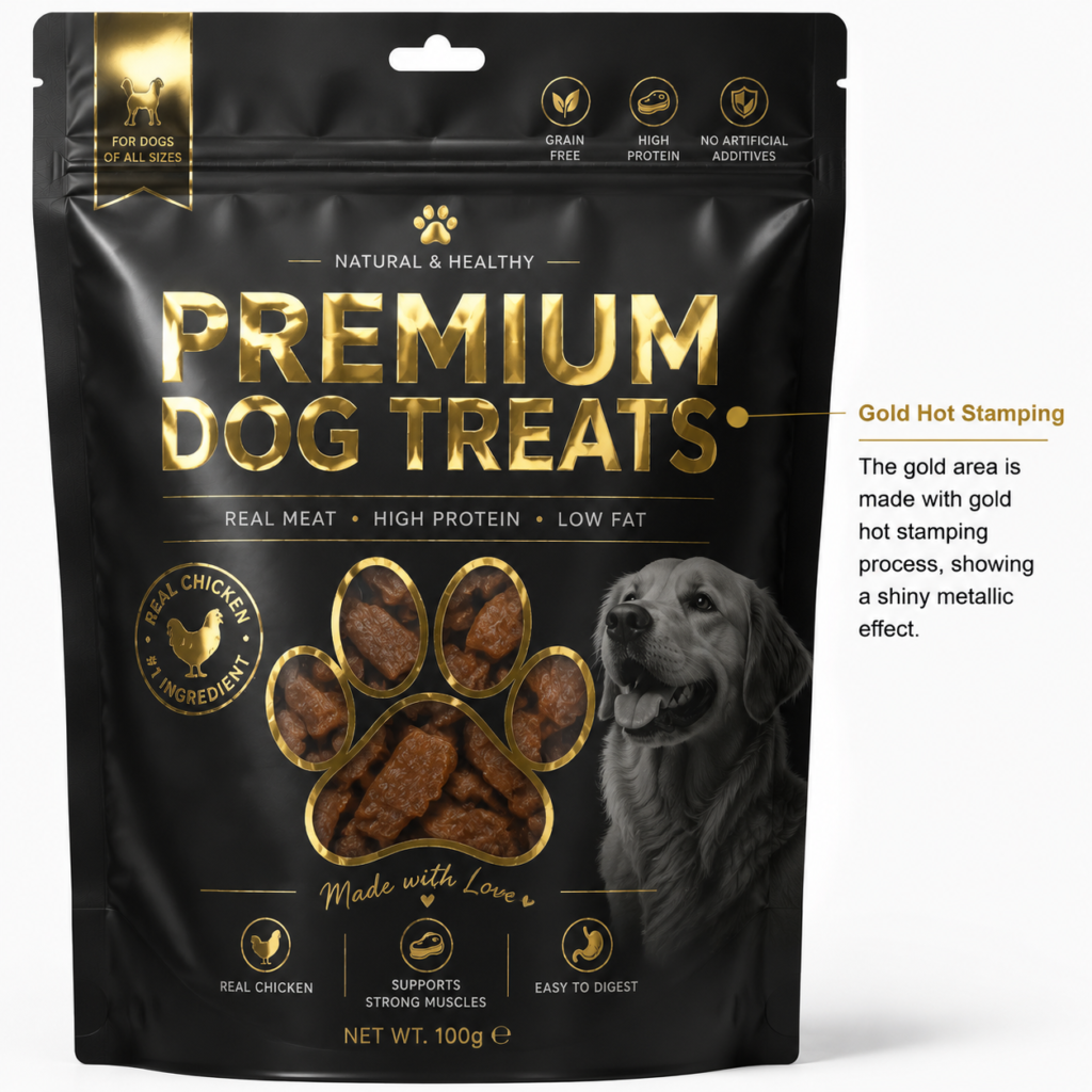 gold foil stamping packaging finishing