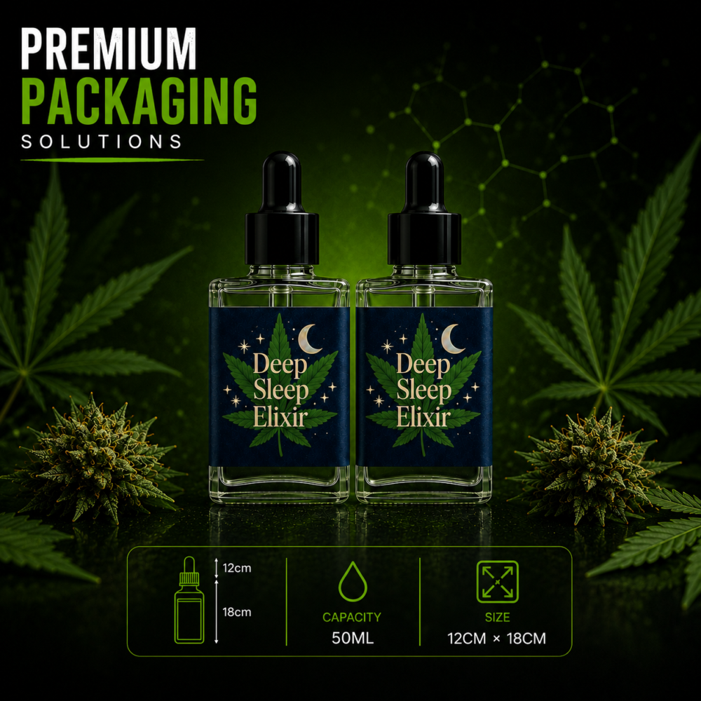 1ml-28ml (1-28g) Tinctures glass jar