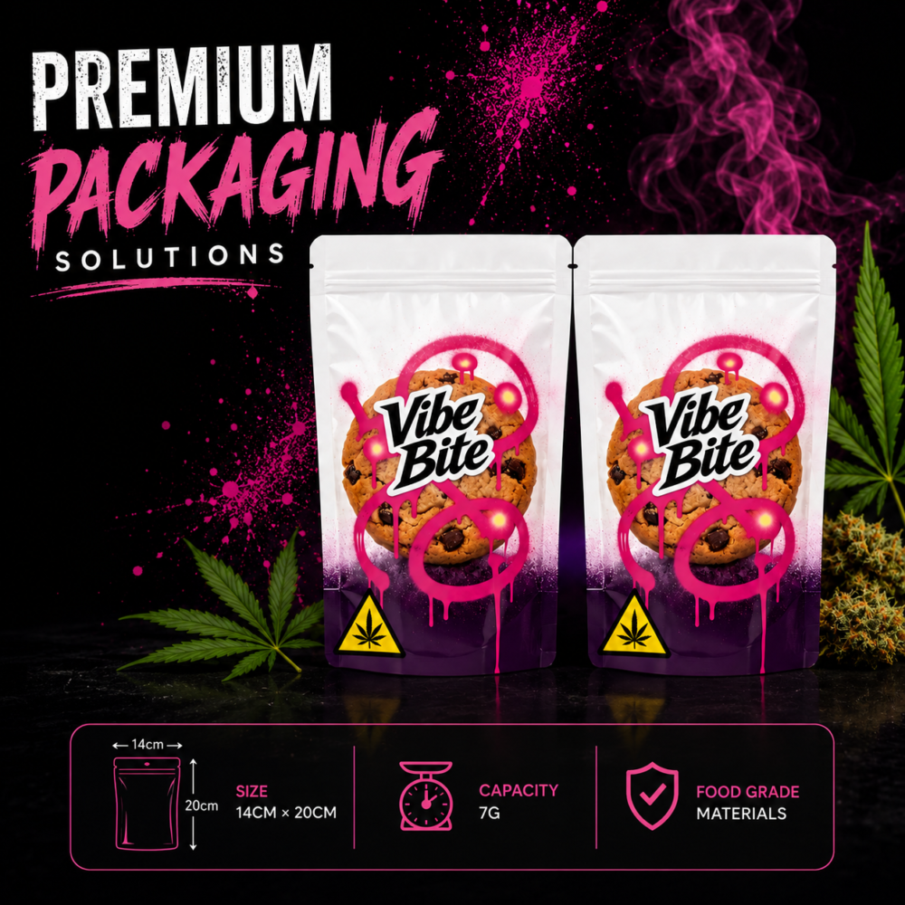 1-28g Flower mylar food bags