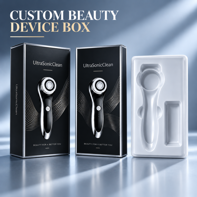 custom beauty device packaging boxes