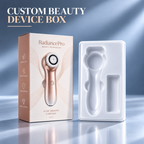 custom printed beauty device packaging boxes
