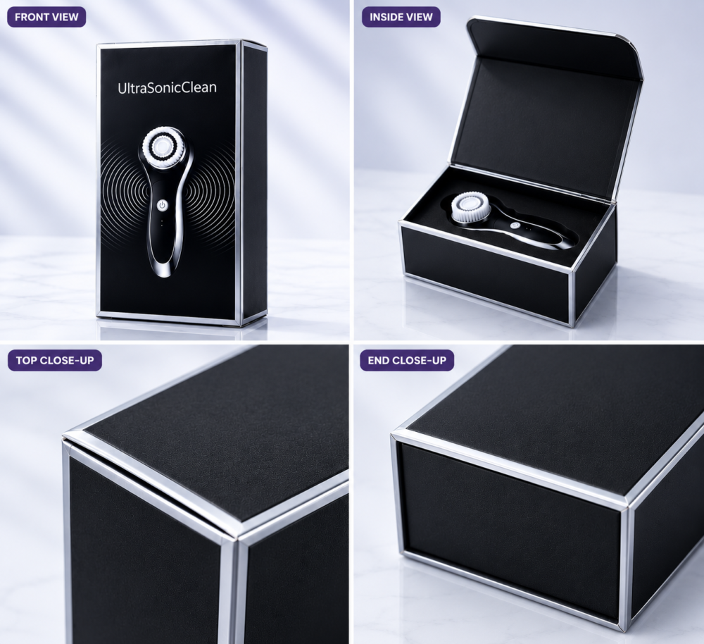 Custom Beauty Device Packaging Boxes-略缩图3 custom rigid beauty device boxes with insert tray and premium structure