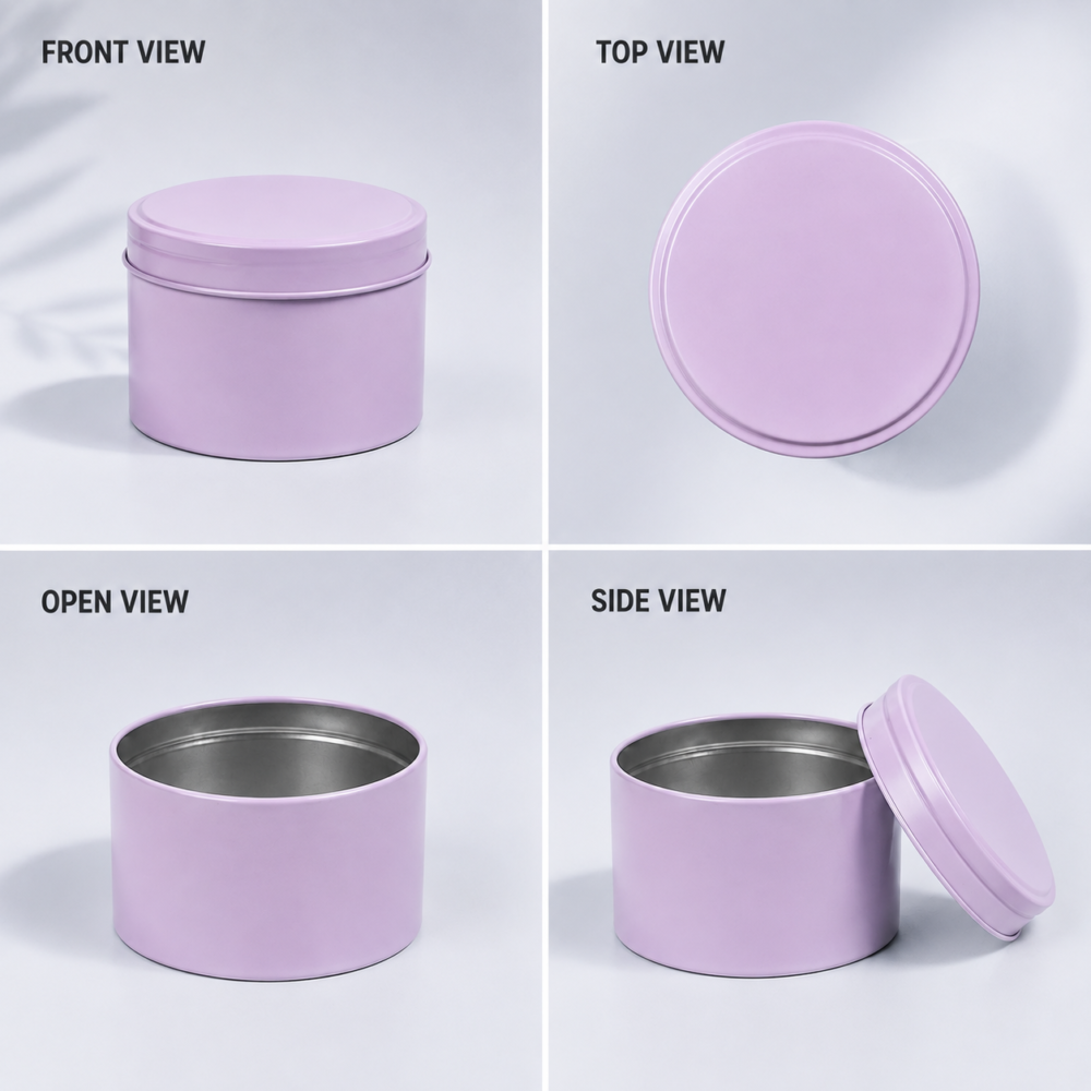 Custom Candle Tin Containers | Metal Candle Tin Packaging Manufacturer