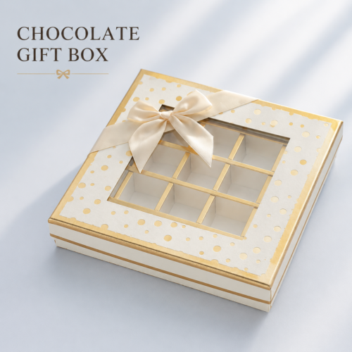 custom chocolate boxes with insert trays and premium chocolate gift packaging