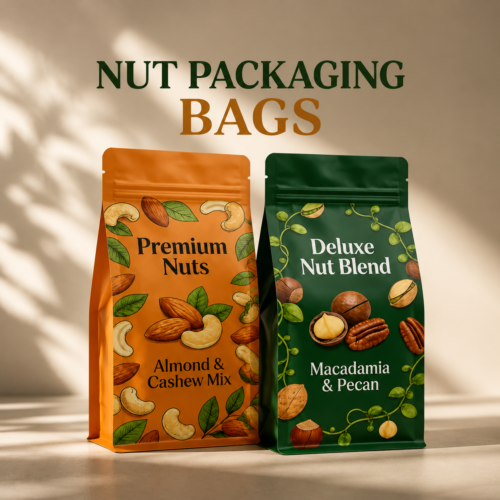 Custom Food Nut Stand Up Pouches for Nut Food Packaging