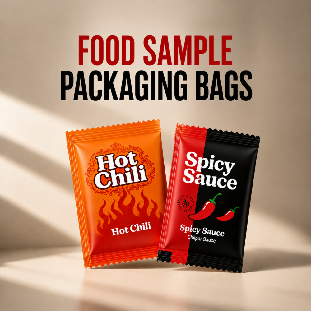 Custom Food Sample Packaging Bags for Single-Serve Food Products