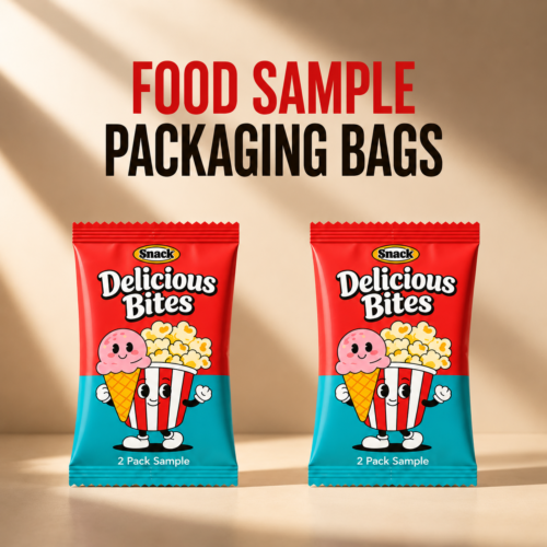 Food Sample Packaging Bags with Custom Printing for Snack Packaging