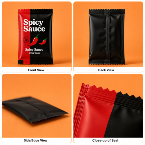 Food Sample Packaging Bags for Sauce and Seasoning Sachet Packaging