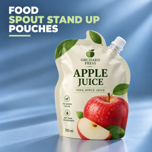 Custom Food Stand Up Spout Pouches for Liquid Food Packaging