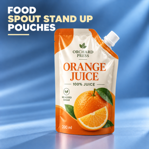 Custom Food Stand Up Spout Pouches for Fruit Jelly Packaging