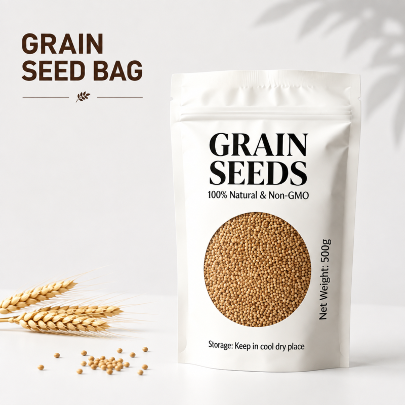 custom grain seed packaging bags for agricultural seed packaging