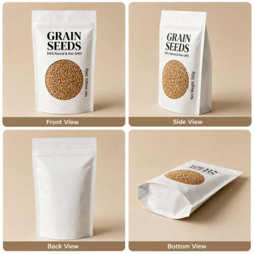 Custom Grain Seed Packaging Bags-略缩图3 custom seed packaging bags with durable material and food grade protection