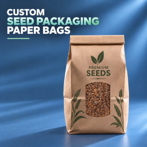 Custom Kraft Paper Seed Bags-主图 custom kraft paper seed bags