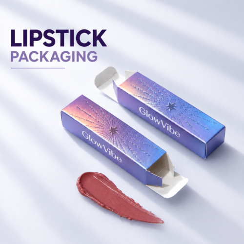 Custom printed lipstick packaging boxes with premium paper box design