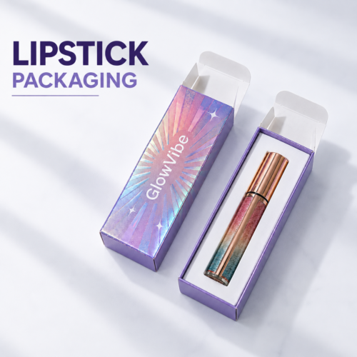 Custom lipstick packaging boxes with insert tray for cosmetic products