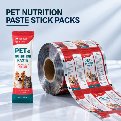 custom pet treat stick packs