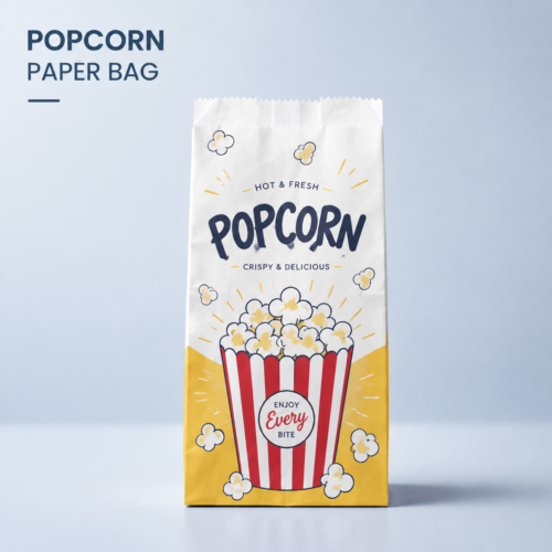 custom printed popcorn paper bags