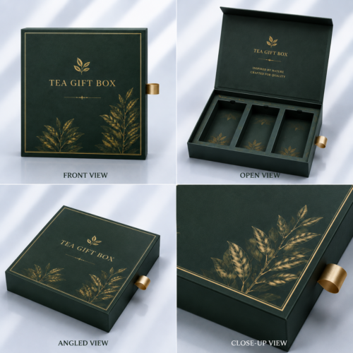 Custom Tea Packaging Boxes | Luxury Tea Gift Boxes | Premium Paper Tea Boxes