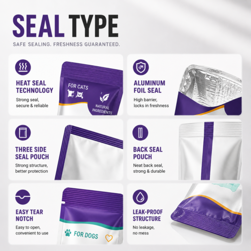 Custom Pet Wet Food Sachet Packaging