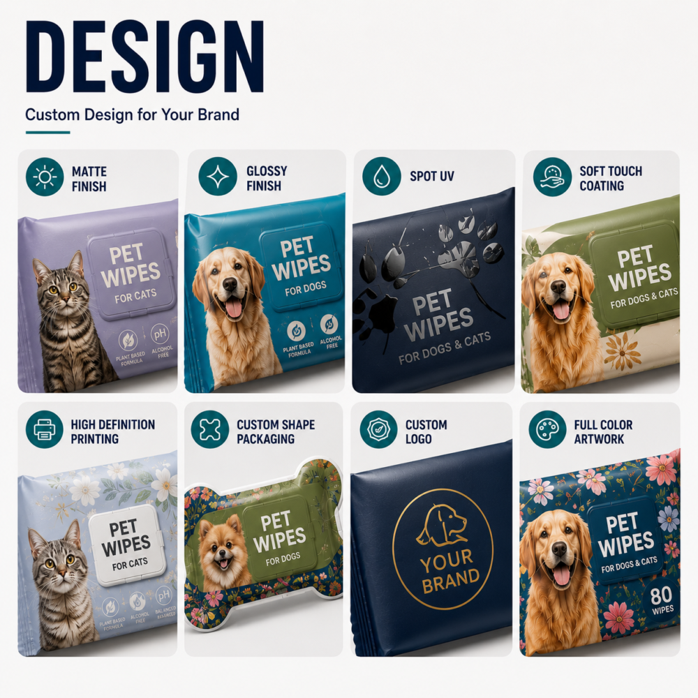 custom-pet-wipes-packaging-solutions4 Custom Flip Lid Pet Wipes Packaging