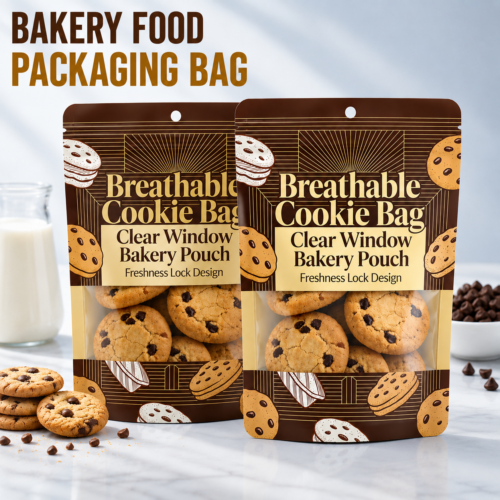 Custom Cookie Stand Up Pouches | Bakery Food Packaging Manufacturer