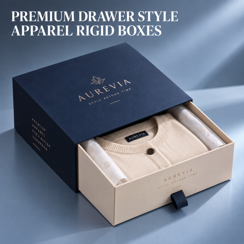 Custom Apparel Drawer Boxes-主图 Custom Apparel Drawer Boxes