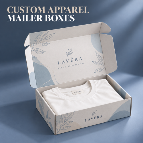 Custom Apparel Mailer Boxes | Clothing Shipping Boxes | Custom Printed Garment Mailer Boxes | Fashion E-commerce Packaging Boxes