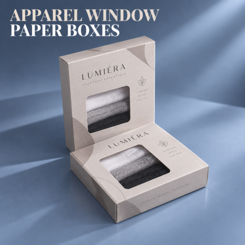 Custom Apparel Window Boxes-主图 Custom Apparel Window Boxes