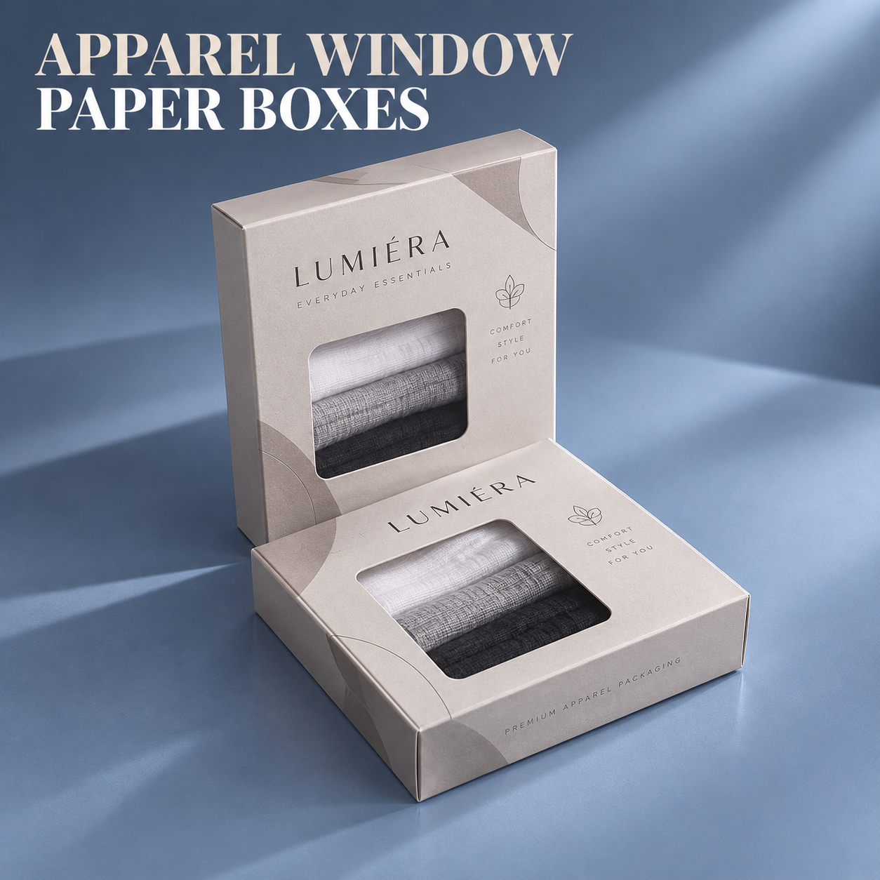 Custom Apparel Window Boxes