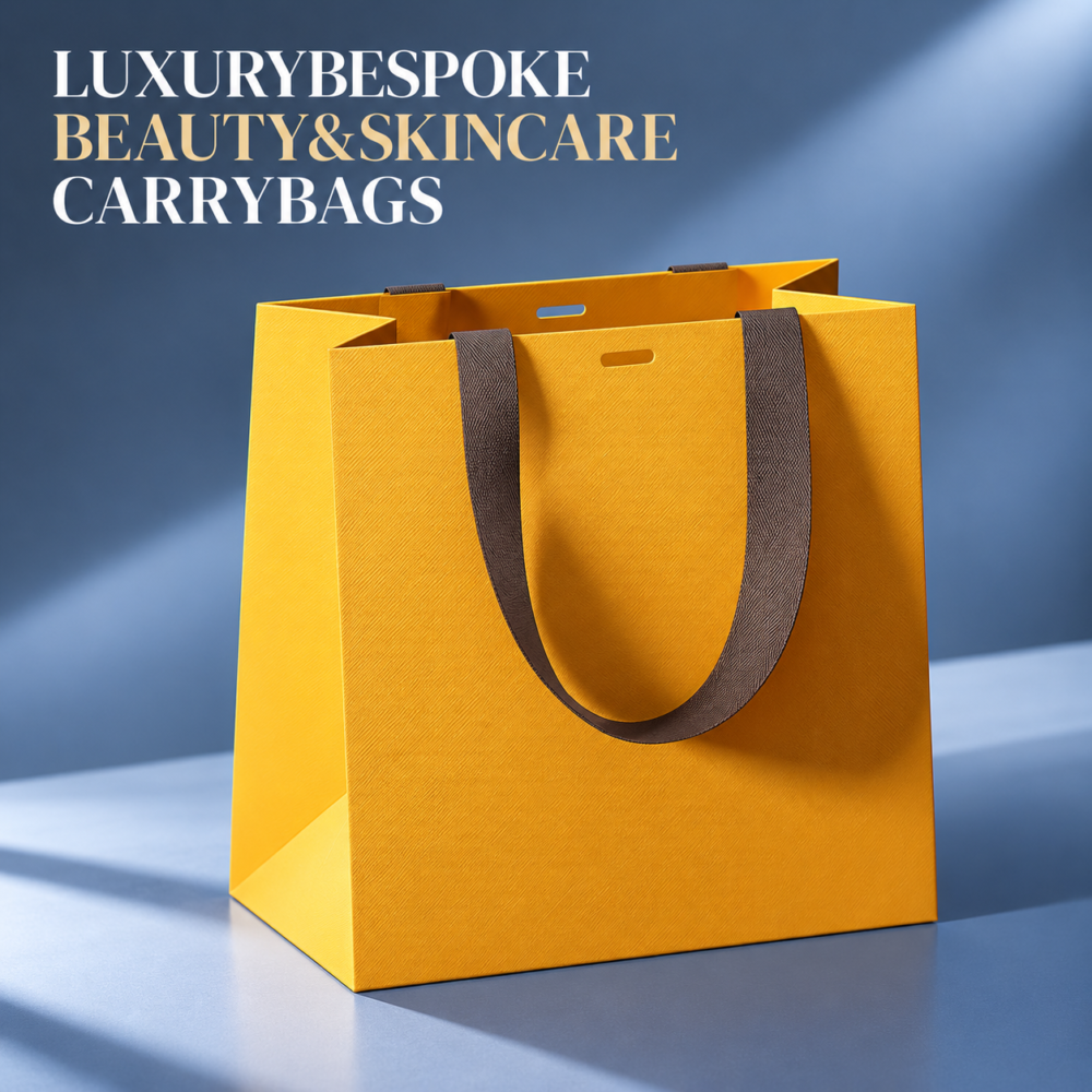custom luxury paper carry bags – luxury paper bag with bow ribbon handle