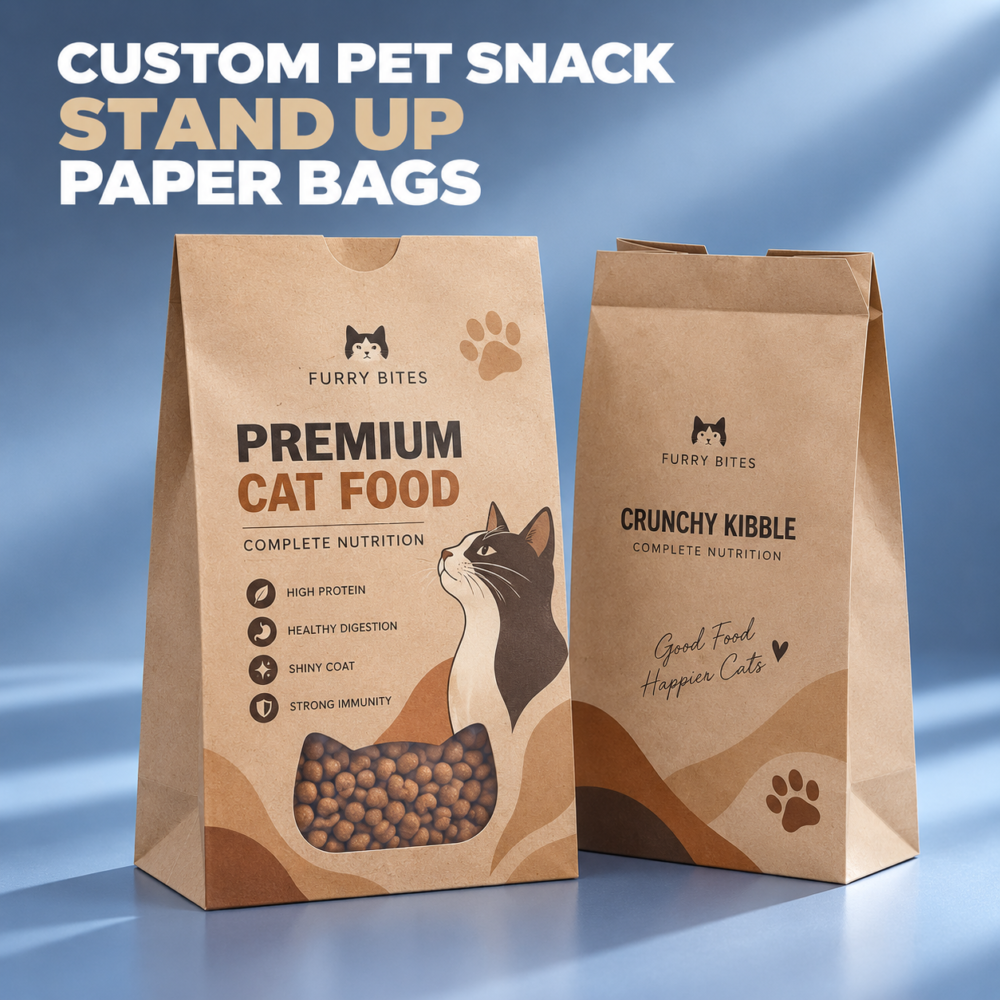 custom pet biscuit bags