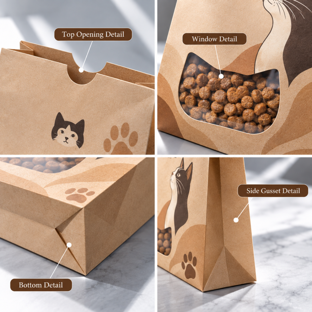 custom pet biscuit bags