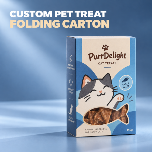 custom printed pet food folding cartons