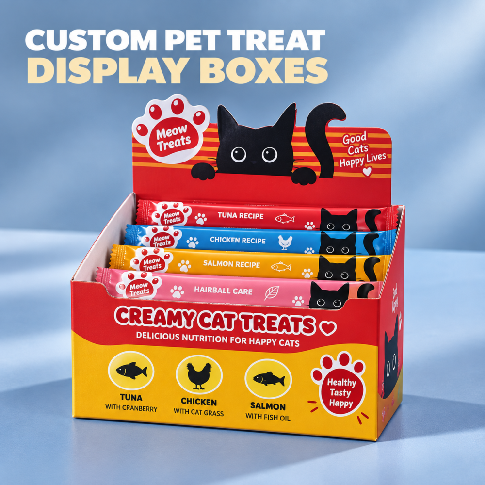 Custom Pet Treat Counter Display Boxes -主图 custom pet treat counter display boxes