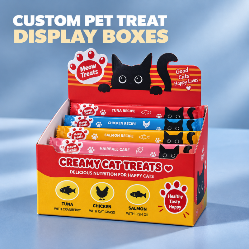 Custom Pet Treat Counter Display Boxes -主图 custom pet treat counter display boxes