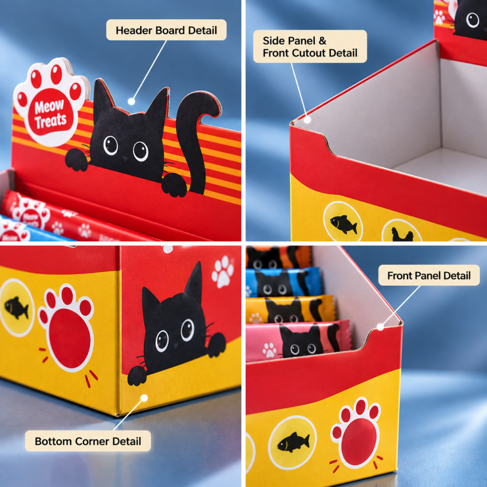 Custom Pet Treat Counter Display Boxes -略缩图1 custom pet treat counter display boxes