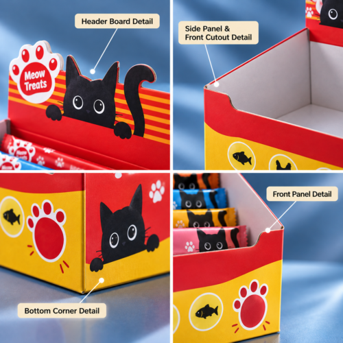 Custom Pet Treat Counter Display Boxes -略缩图1 custom pet treat counter display boxes