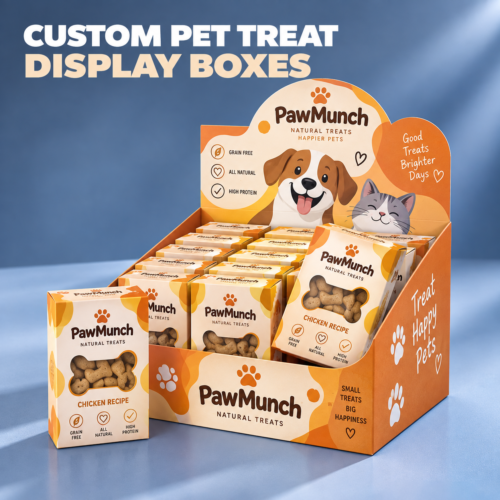 Custom Pet Treat Counter Display Boxes -略缩图2 printed pet treat counter display carton