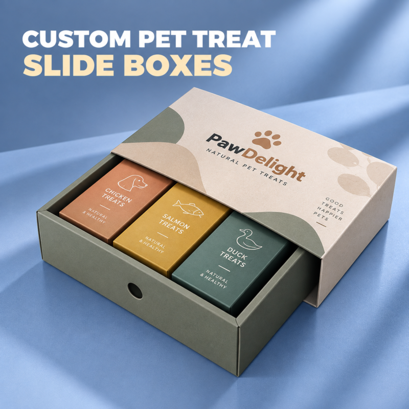 Custom Pet Treat Slide Boxes-主图 custom pet treat slide boxes