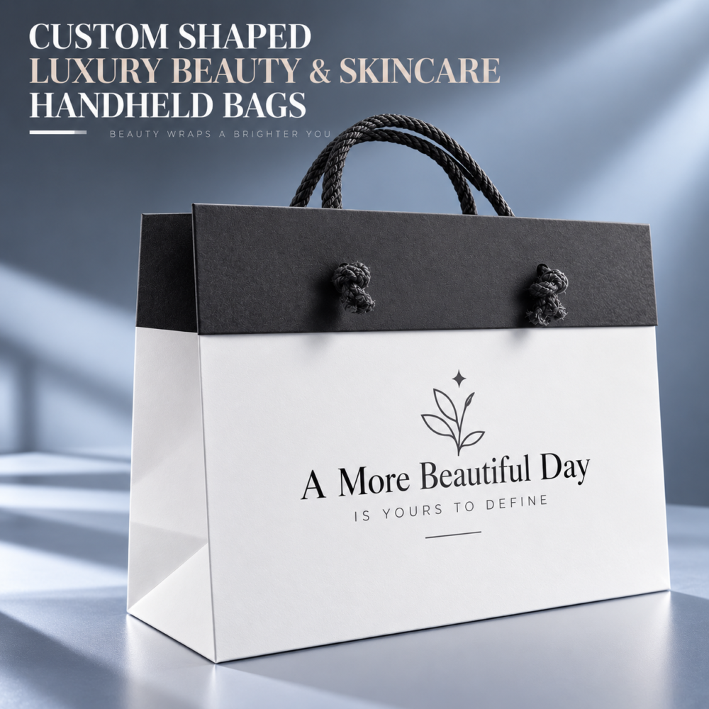 Custom Shaped Paper Bags-略缩图2 custom shaped paper bags – luxury custom printed beauty paper bag