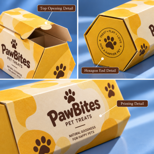 Die Cut Pet Food Boxes for Dog Treats