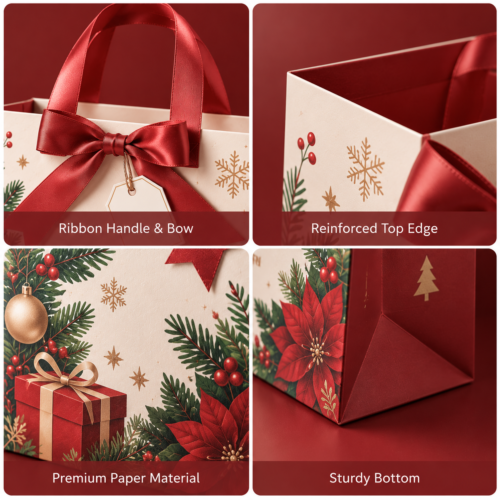 Custom Skincare Paper Bags-略缩图1 custom printed skincare paper bags