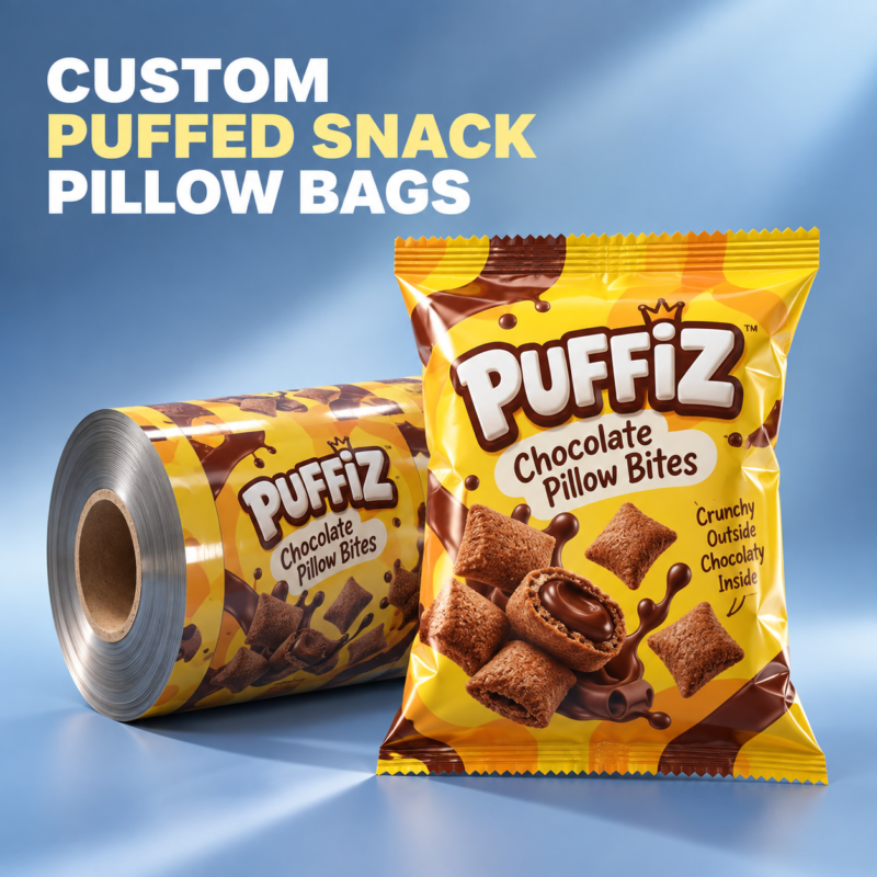 Custom Snack Pillow Bags