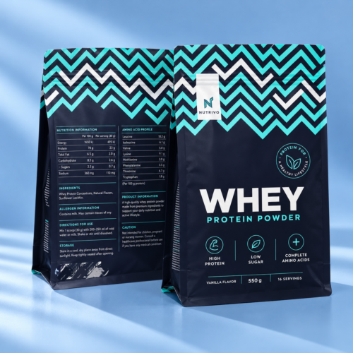 Custom Side Gusset Nutrition Powder Bags